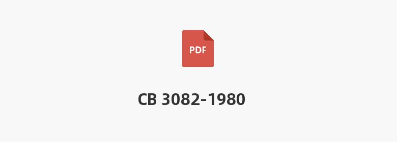 CB 3082-1980